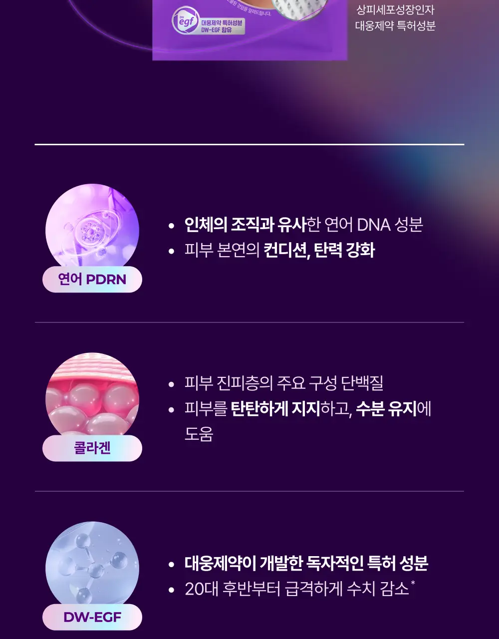 [3배UP/EGF+콜라겐] 이지덤 PDRN 주름패치 마이크로 700샷 4매 상세페이지 22